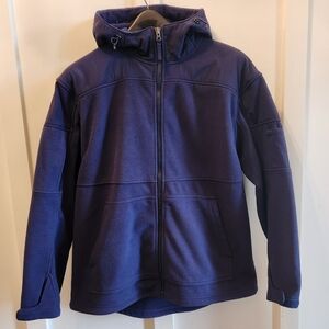 Duluth Trading Men's Shoreman's Fleece Grid-lock Hooded Jacket